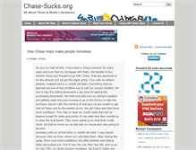 Tablet Screenshot of chase-sucks.org